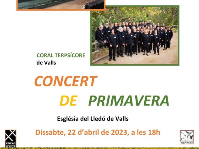Concert de Primavera a Valls – Intercanvi amb la Coral Nous Rebrots d’Altafulla i Coral Terpsícore